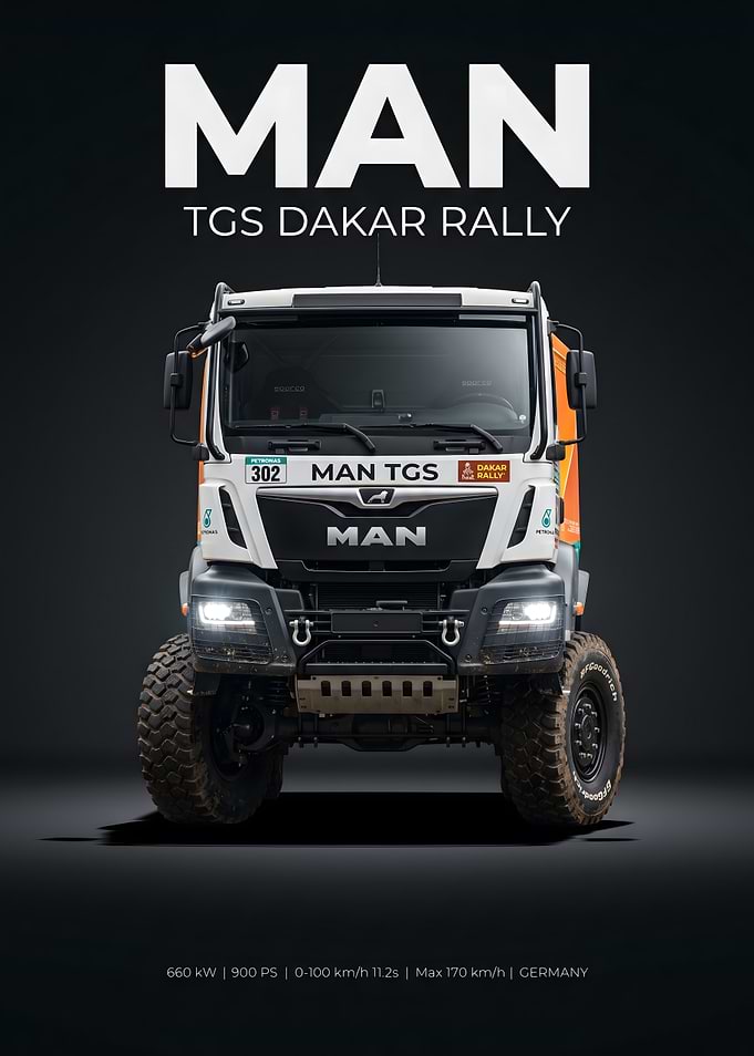 MAN TGS Dakar Rally Truck
