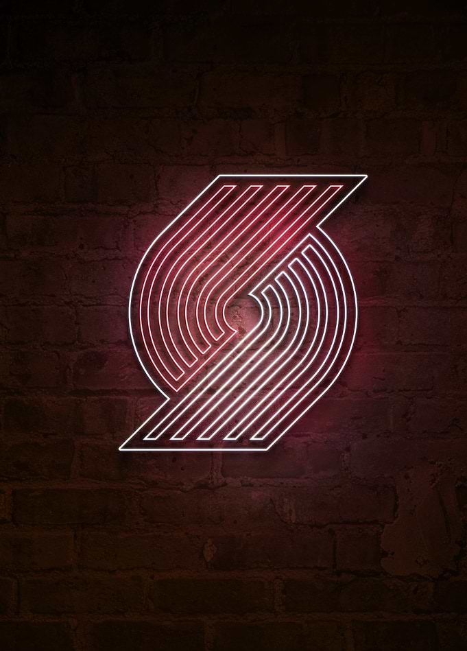 Portland Trail Blazers Rip City Neon