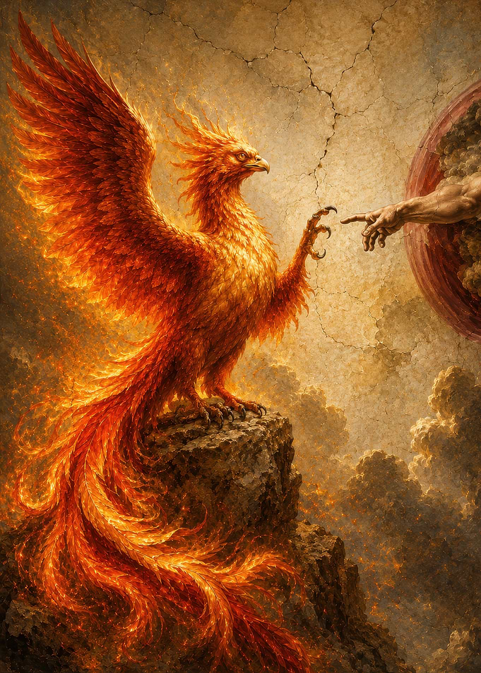 Phoenix and the Creation of Adam