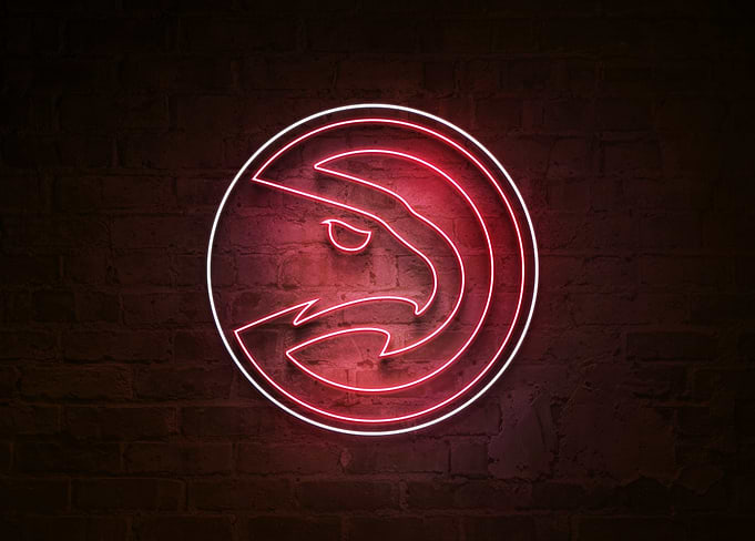 Atlanta Hawks True To Atlanta Neon