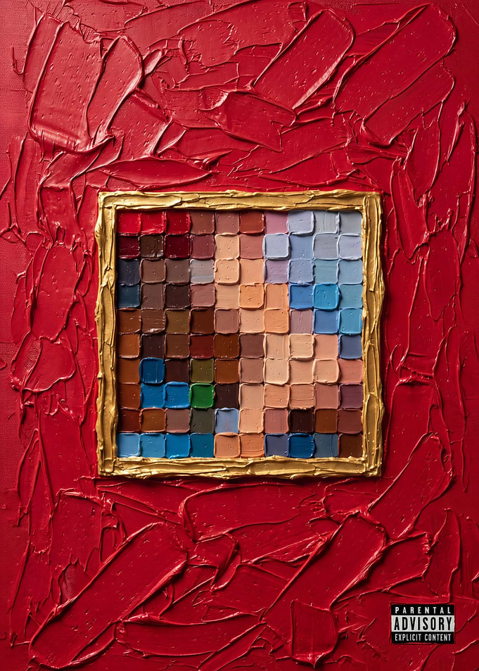 My Beautiful Dark Twisted Fantasy Album Cover Painting Art