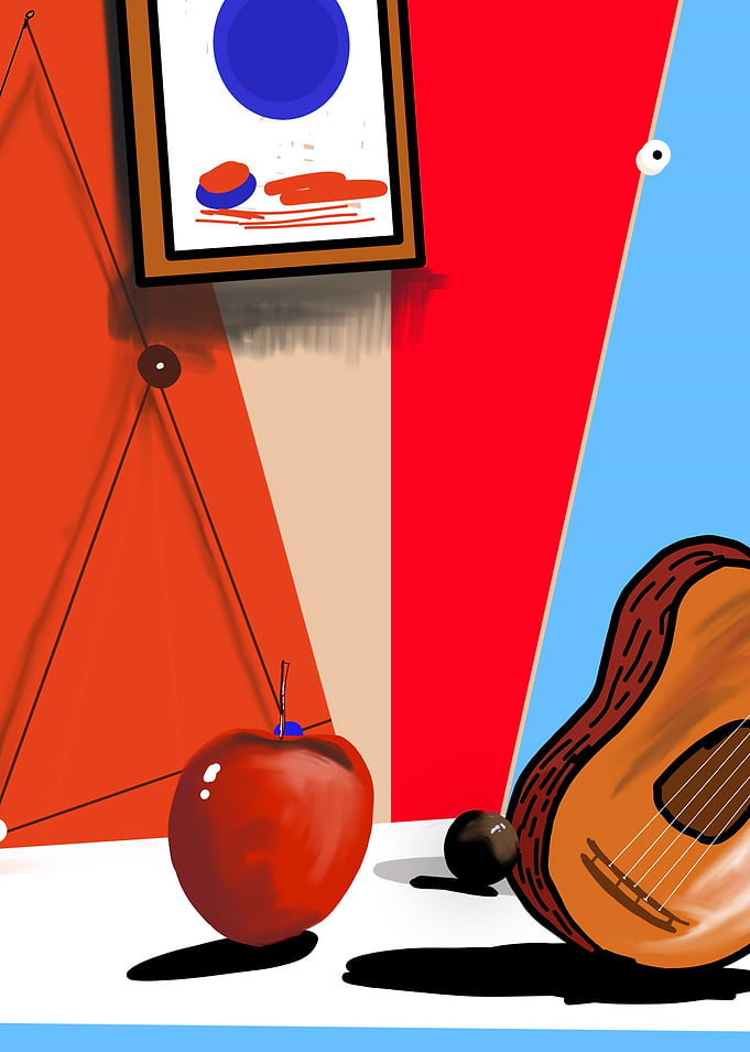 Apple and Guitar