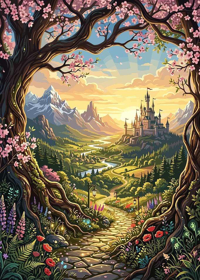 Enchanted Castle Landscape