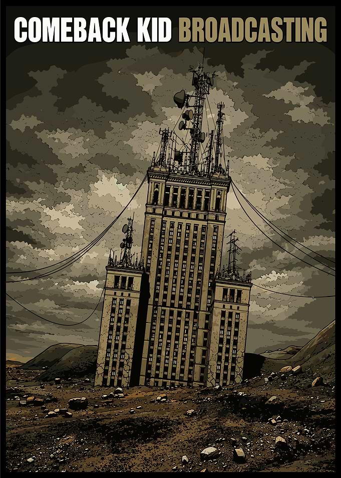 Comeback Kid Broadcasting Poster