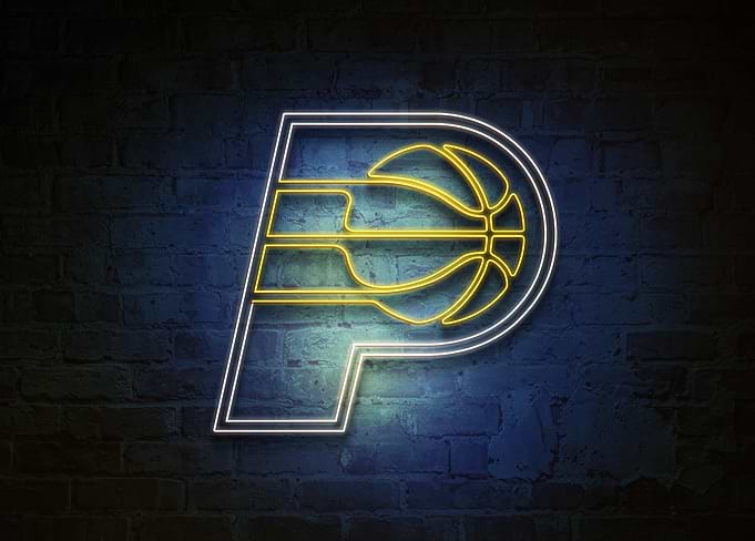 Indiana Pacers Boom Baby Neon