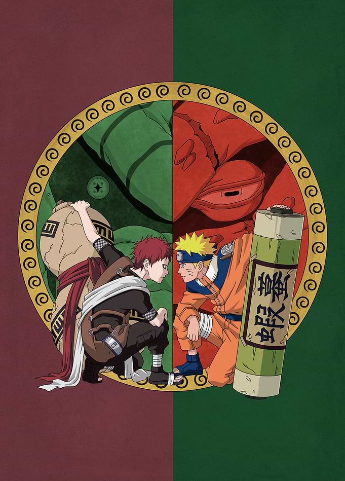 Naruto vs Gaara Rivalry