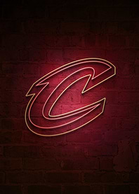 Cleveland Cavaliers The Land Neon