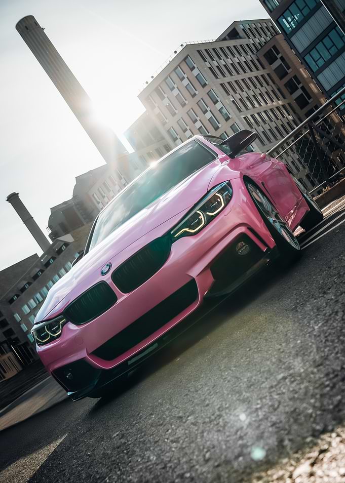 Pink BMW Coupe
