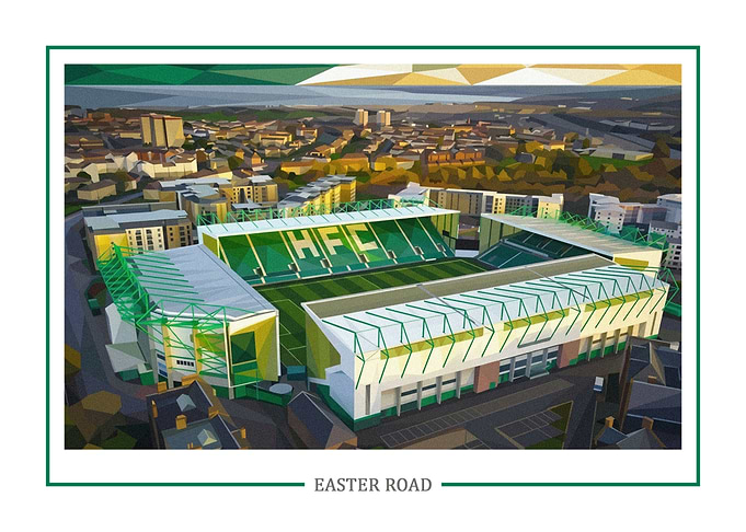 Easter Road Stadium Painting