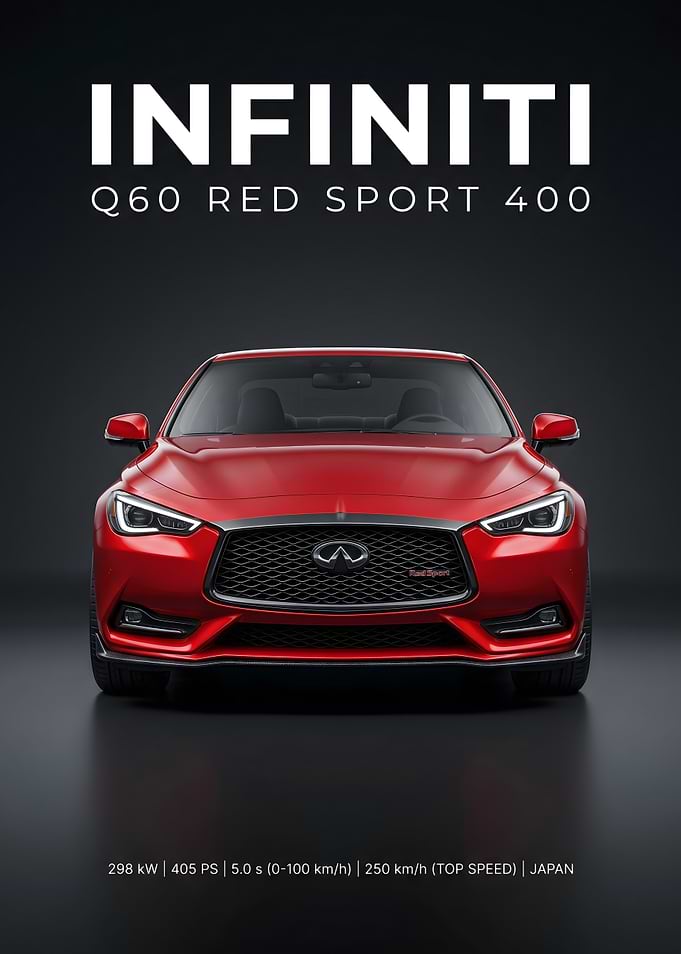 Infiniti Q60 Red Sport 400