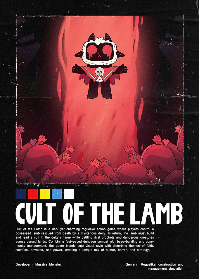 Cult of the Lamb Game Poster