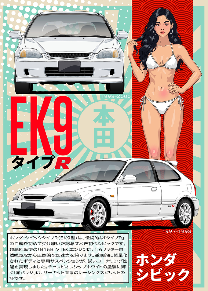 Civic EK9 Type R Poster