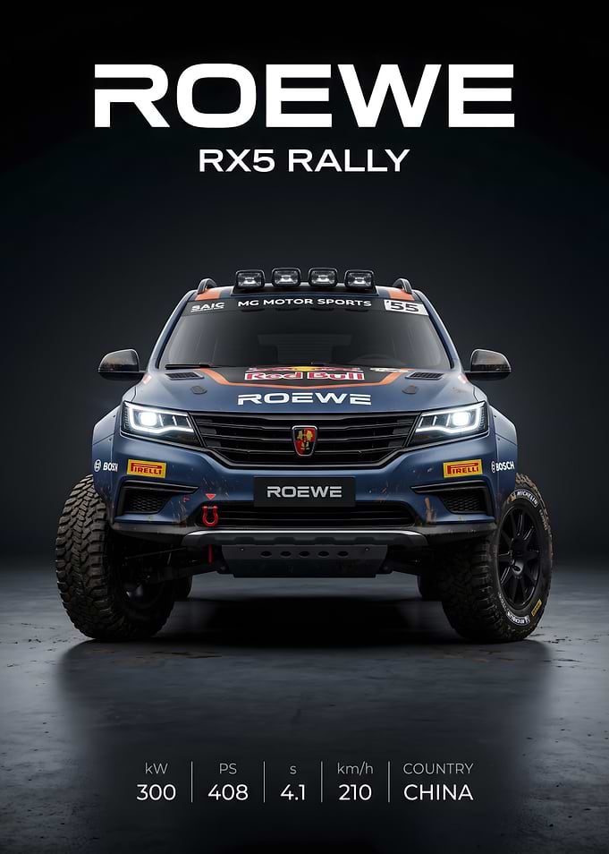 Roewe RX5 Rally Car