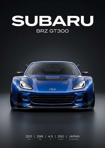 Subaru BRZ GT300 Race Car