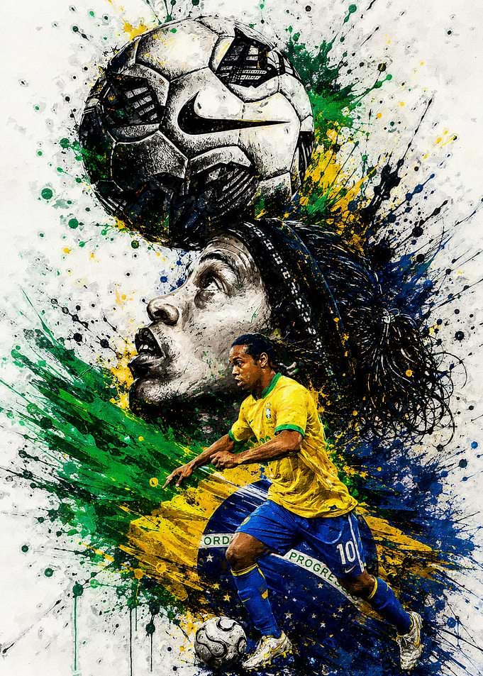 Ronaldinho Soccer Art