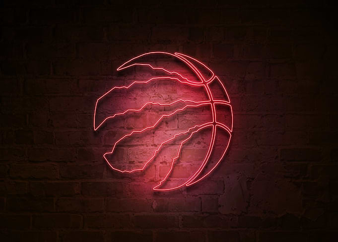 Toronto Raptors We The North Neon