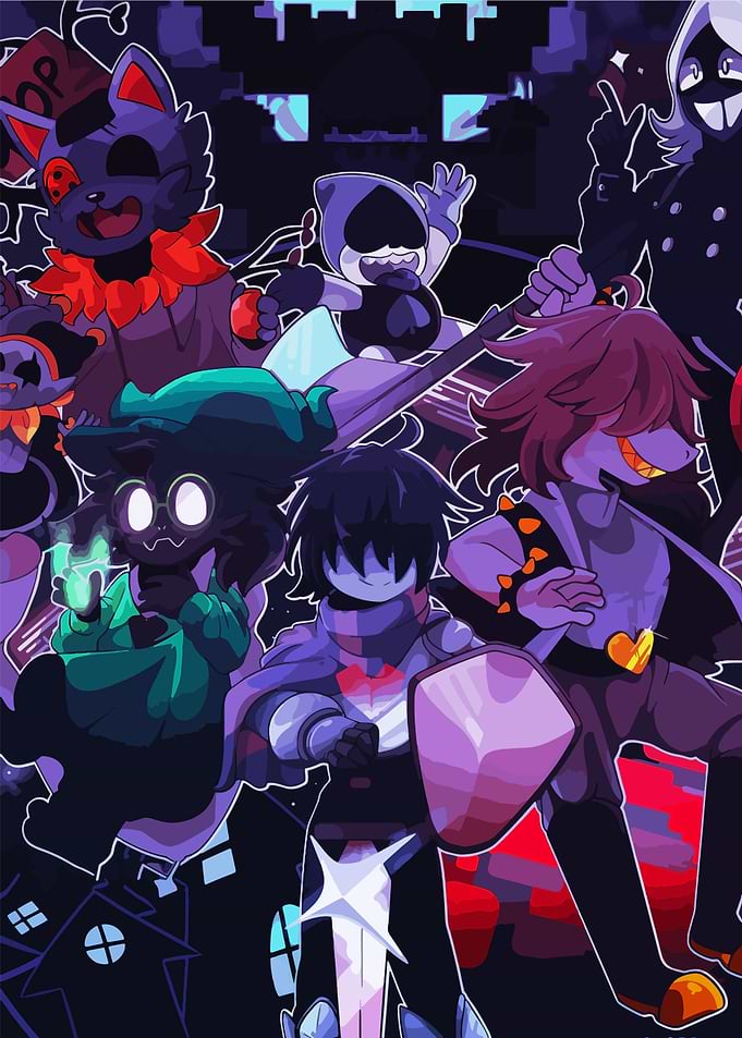 Deltarune Characters Group