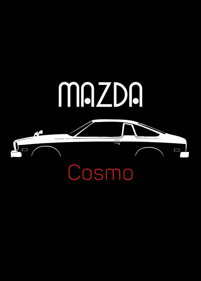 Mazda Cosmo Car Silhouette