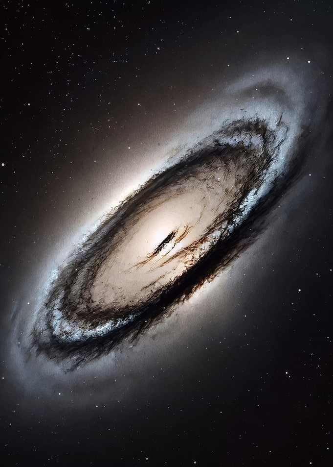 Spiral Galaxy in Deep Space