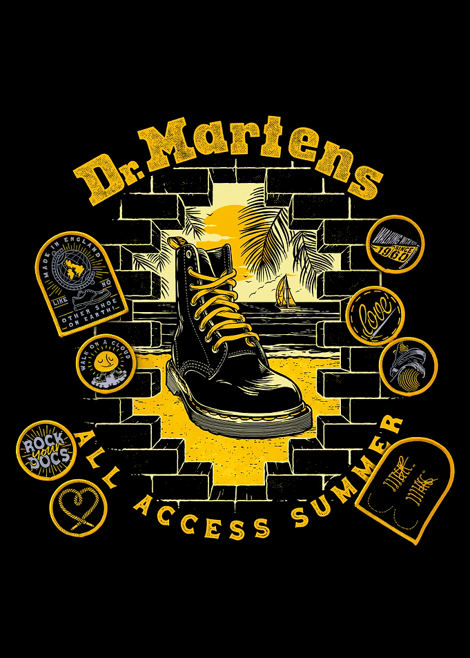 Dr. Martens Summer Boot Graphic