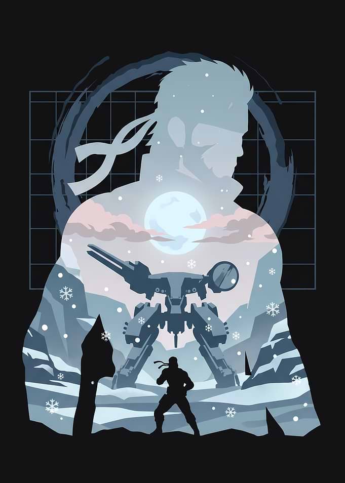 Metal Gear Solid Winter Scene