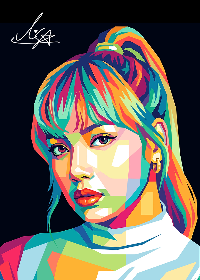 Lisa Pop Art Portrait