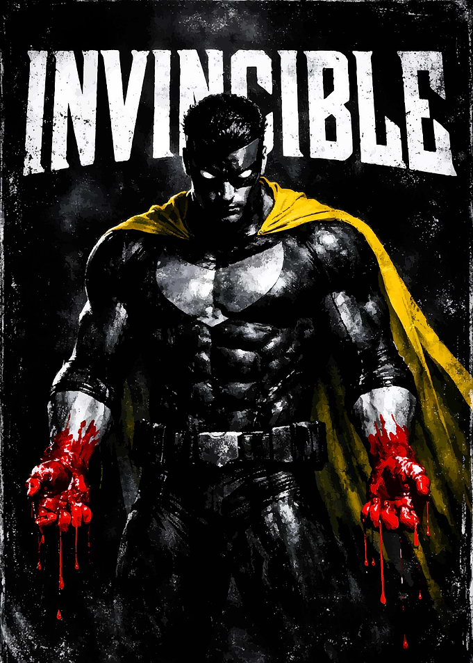 Invincible with bloody hands