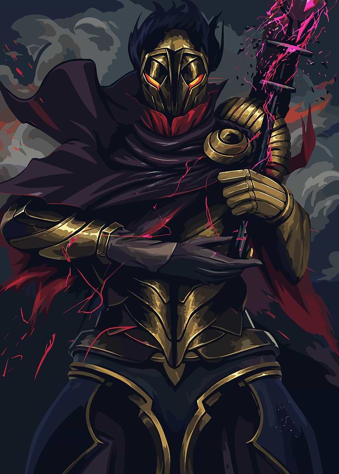 Deadlock Golden Armored Warrior with Energy Sword