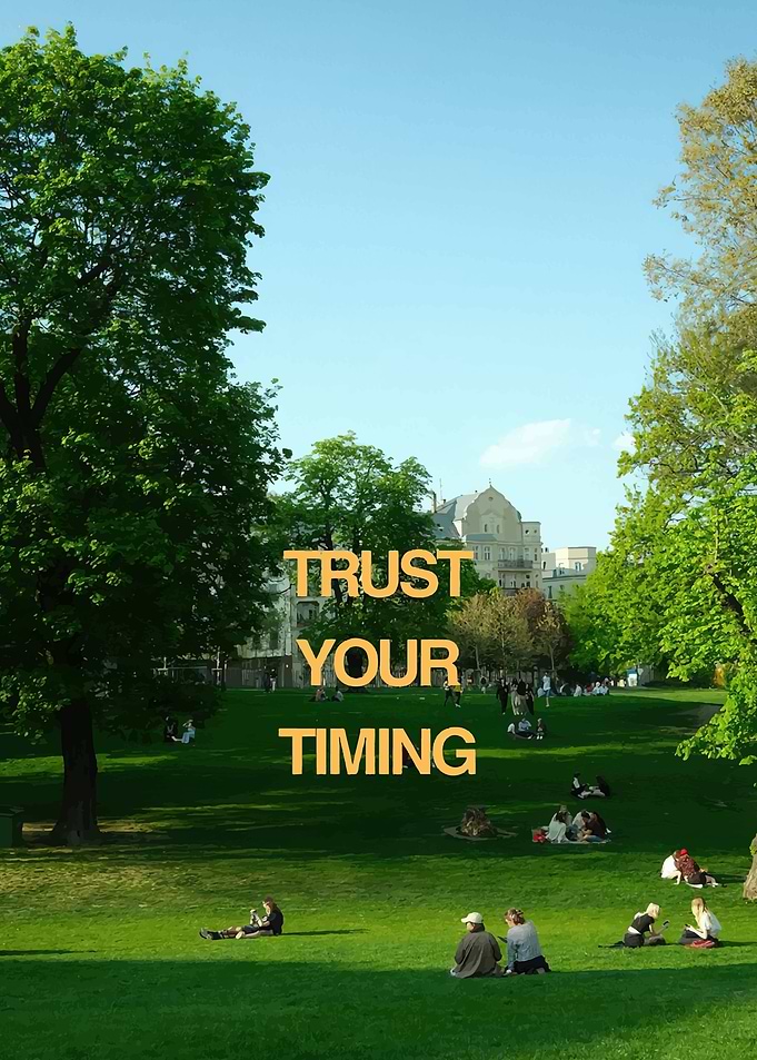 Trust Your Timing Park Scene