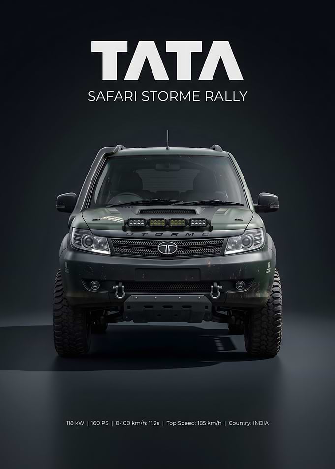 Tata Safari Storme Rally Car
