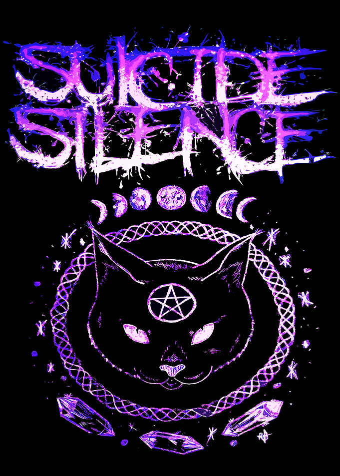 Suicide Silence Cat Pentagram
