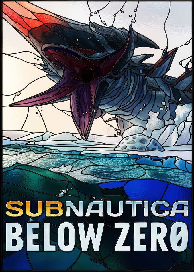 Subnautica Below Zero Stained Glass Art