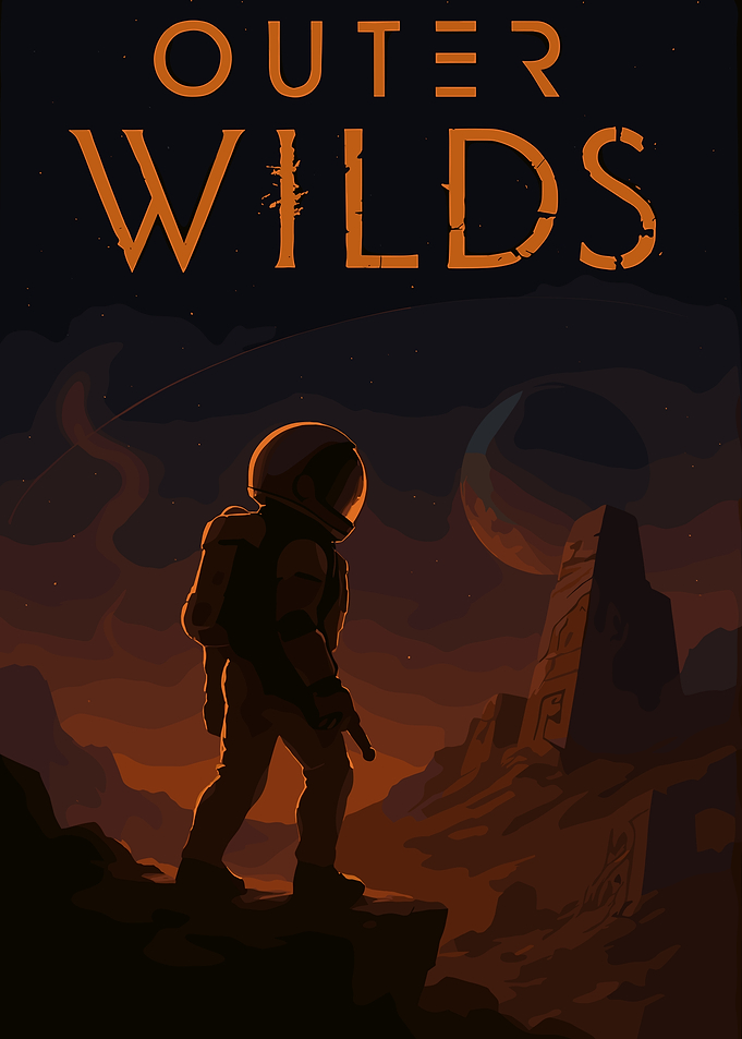 Outer Wilds Astronaut on Alien Planet