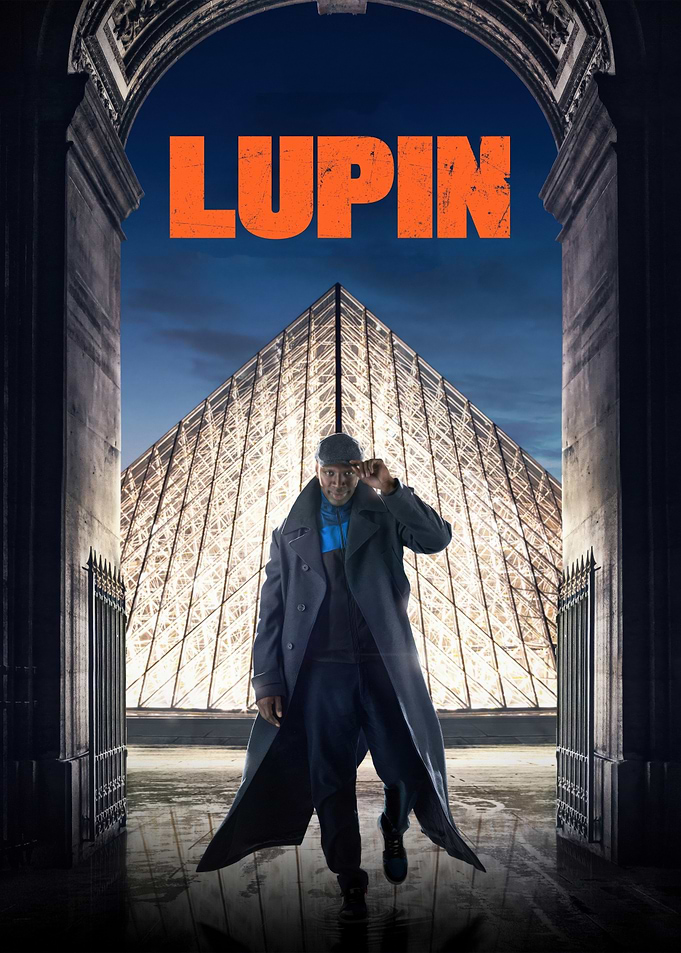 Lupin at the Louvre Pyramid