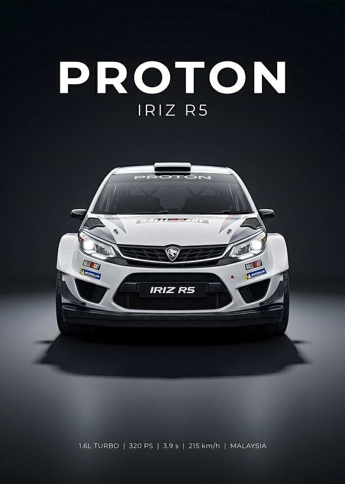 Proton Iriz R5 Rally Car
