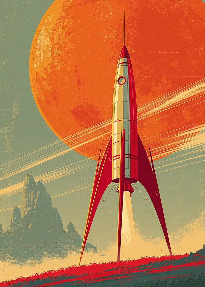 Retro Rocket Launch