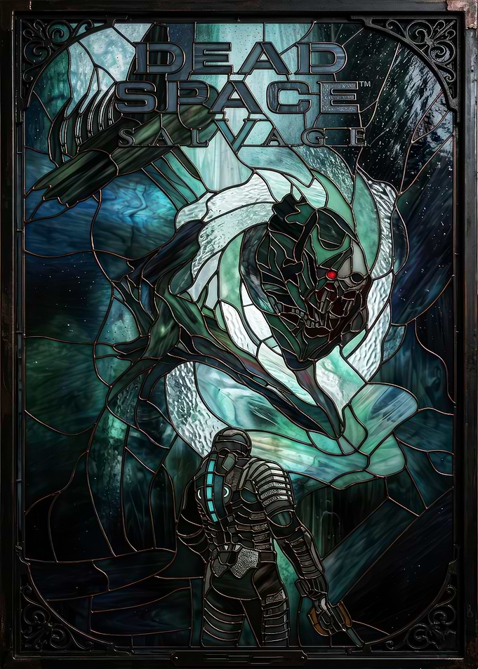 Dead Space Stained Glass Art