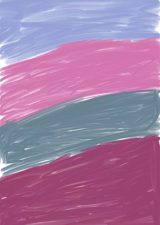 Abstract Landscape with Stripes