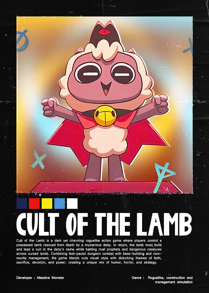 Cult of the Lamb Game Poster