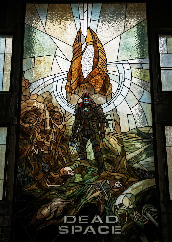 Dead Space Stained Glass Art