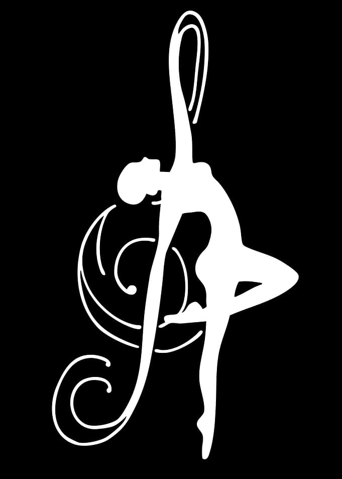 Ballet Dancer and Treble Clef