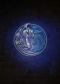 Dallas Mavericks Lone Star Neon