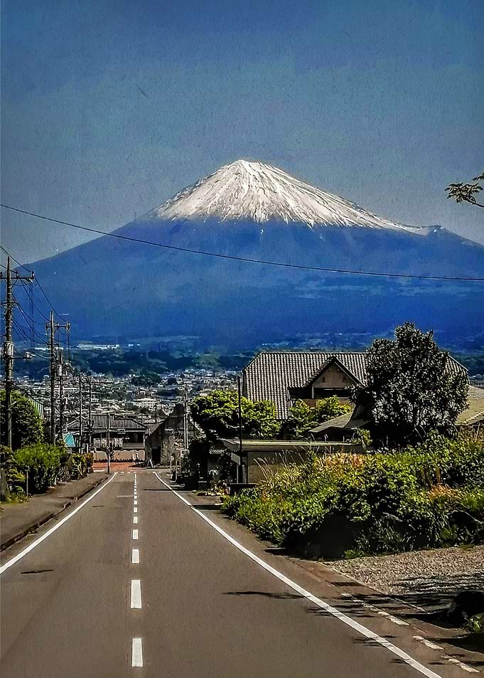 Mount Fuji Road View