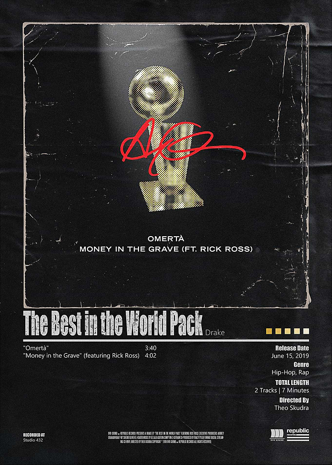 Drake 'The Best in the World Pack' Poster