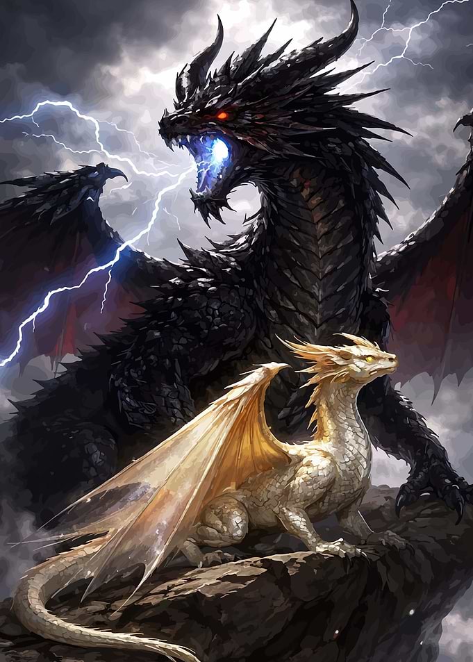 Two Dragons in a Storm