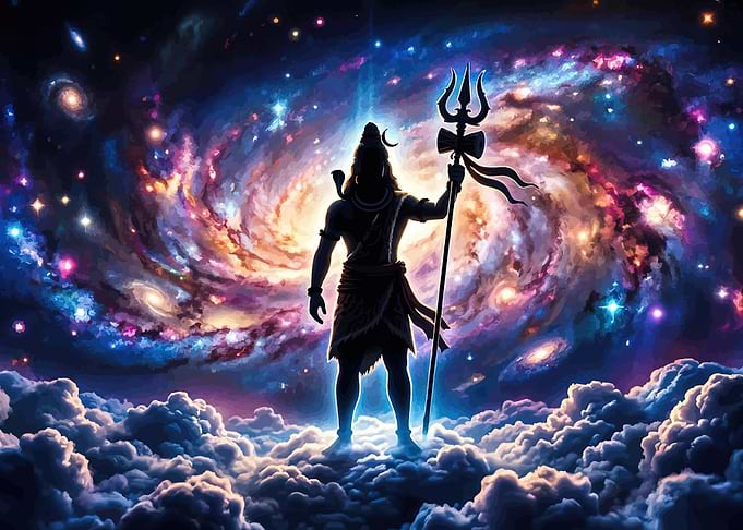 Shiva in Cosmic Nebula