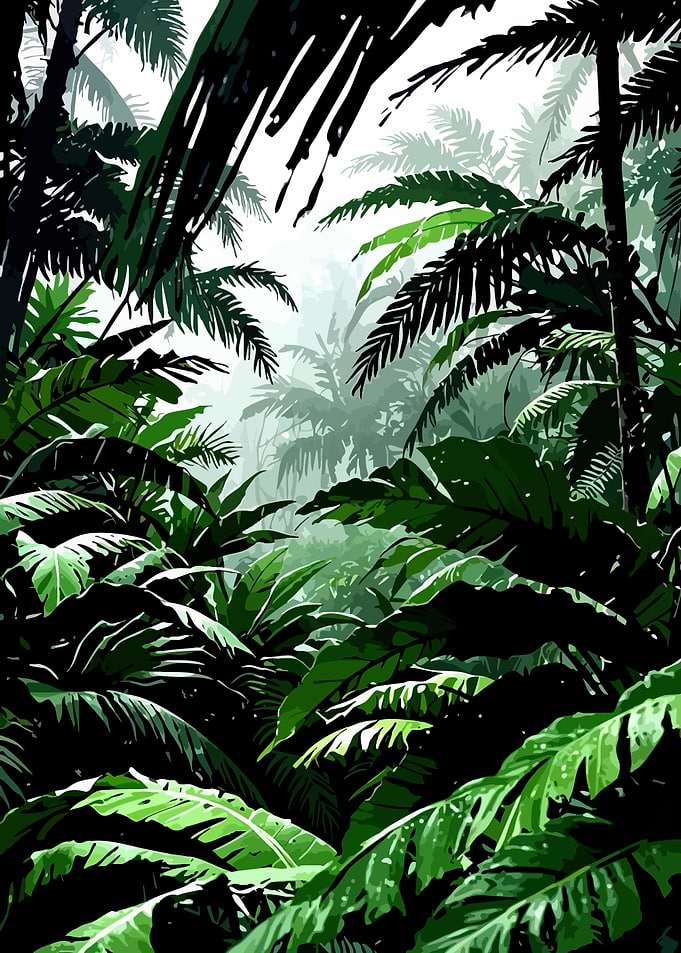 Lush Jungle Canopy