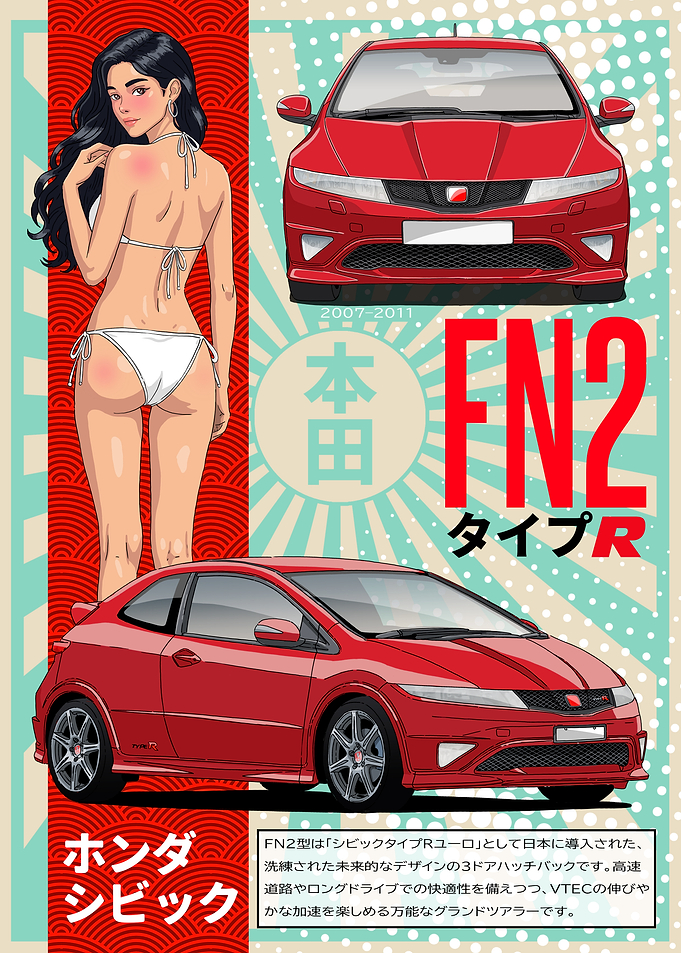 Civic FN2 Type R Poster