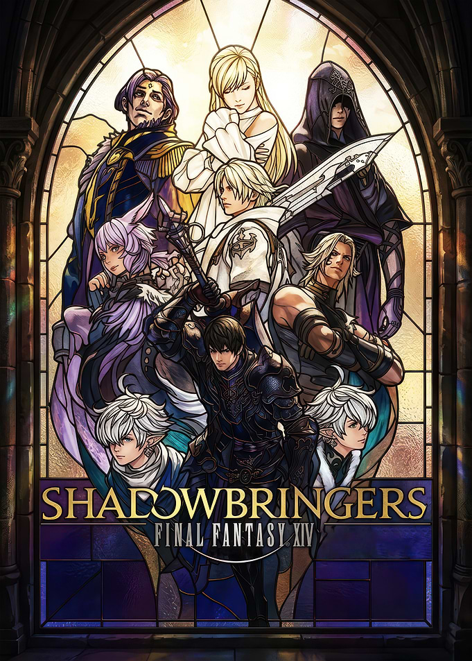 Final Fantasy XIV Shadowbringers Stained Glass Art