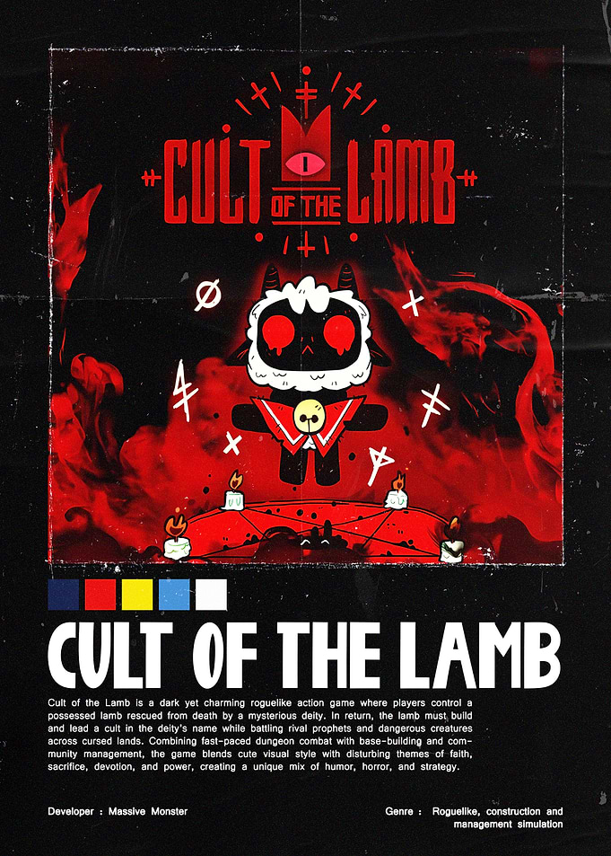 Cult of the Lamb Game Poster